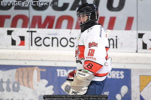 2021-01-24 Hockey Asiago-Valpellice Bulldogs U19 0067 Alessandro De Zordo